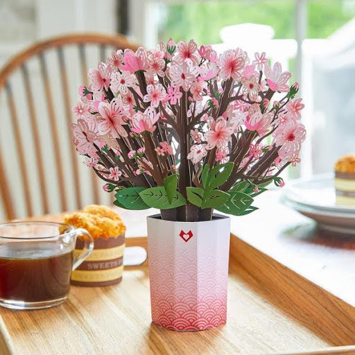 Freshly picked flowers, a simple yet beautiful homemade Mother's Day gift.