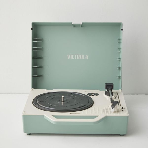 Stylish Bluetooth Record Player—a perfect gift for daughters' boyfriends who appreciate both classic and modern tunes.