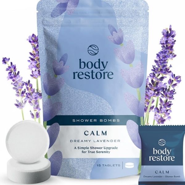 Body Restore shower steamers, a spa-like experience gift under $50 for her.