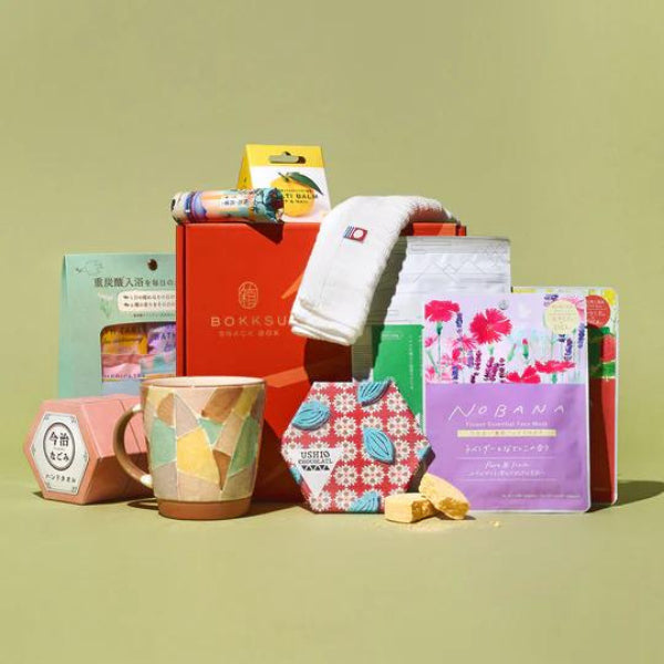 Bokksu The Premium Treat Yourself Box, a delectable and luxurious gift for older mom to savor unique Japanese snacks and teas