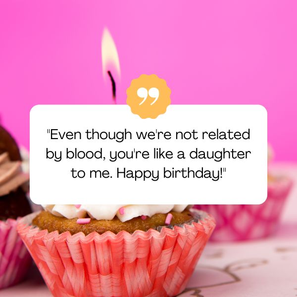 Bonus daughter's birthday gift with a heartfelt quote.