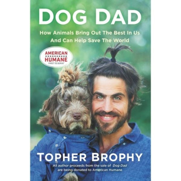 A compelling picture of the "Book for Dog Dad" article, an excellent choice for gifts for dog dads