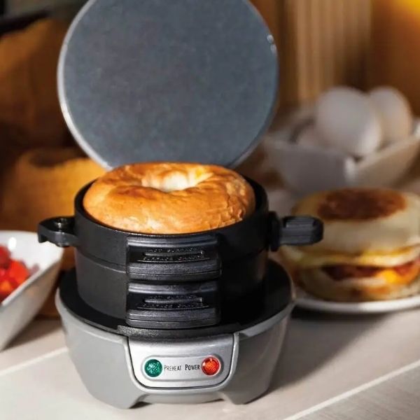Simplify mornings with this handy Breakfast Sandwich Maker, a practical Valentine's Day gift for husbands
