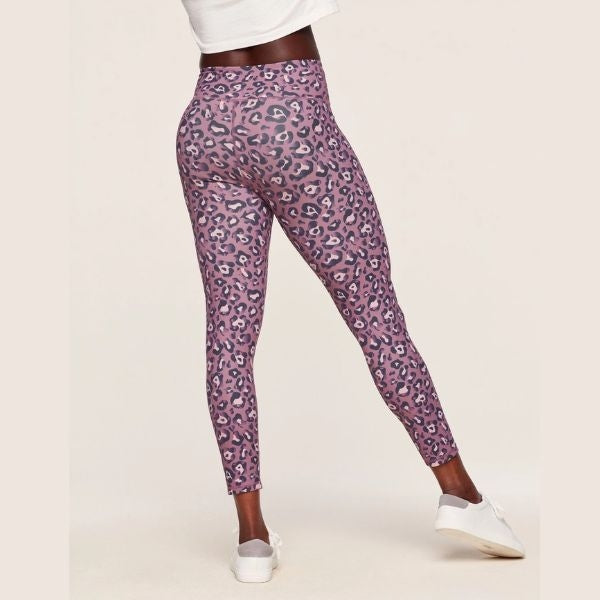 Show your wild side in the outdoors with Bright Pink Leopard Print Leggings