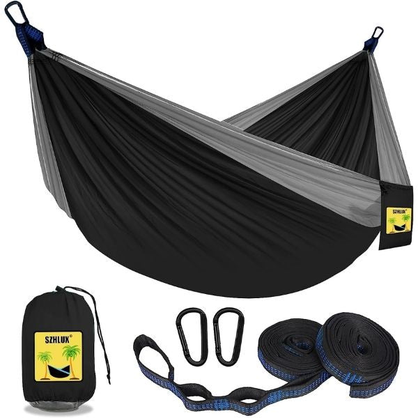 Relax in nature with this durable Camping Hammock, a thoughtful gift for your husband's love of the great outdoors.