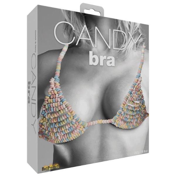 Spice up your Valentine's Day with a Candy Bra - a tasty and amusing twist on traditional gifts.