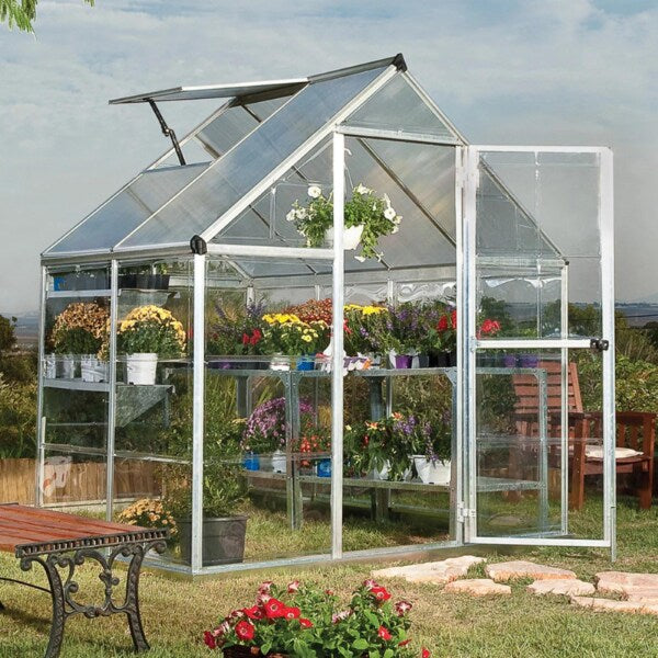 Canopia By Palram Silver Hybrid Greenhouse - Ideal Gardening Gift for Mom
