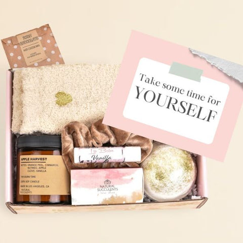 Care Package For Women, a thoughtful selection for family gift basket ideas.