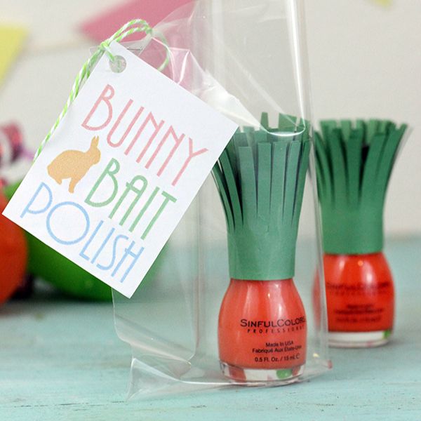 Add a touch of glamour to your Easter look with DIY Carrot Nail Polish as a chic and festive nail art idea.