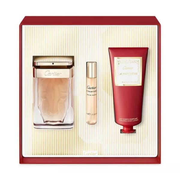 Unleash her elegance with the Cartier La Panthere Gift Set, a luxurious and sophisticated anniversary gift for your wife.
