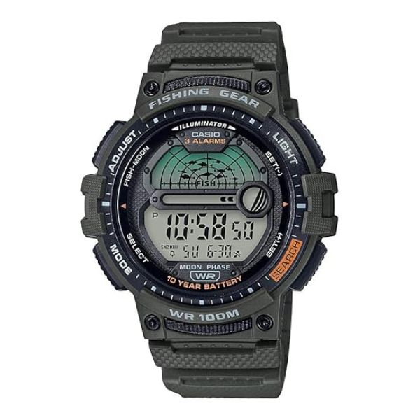 Casio Men's Fishing Timer Watch is a practical and stylish timepiece for fishermen.