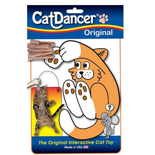 Cat Dancer Original Interactive Cat Toy is an ideal gift for cat moms, sparking playful instincts.