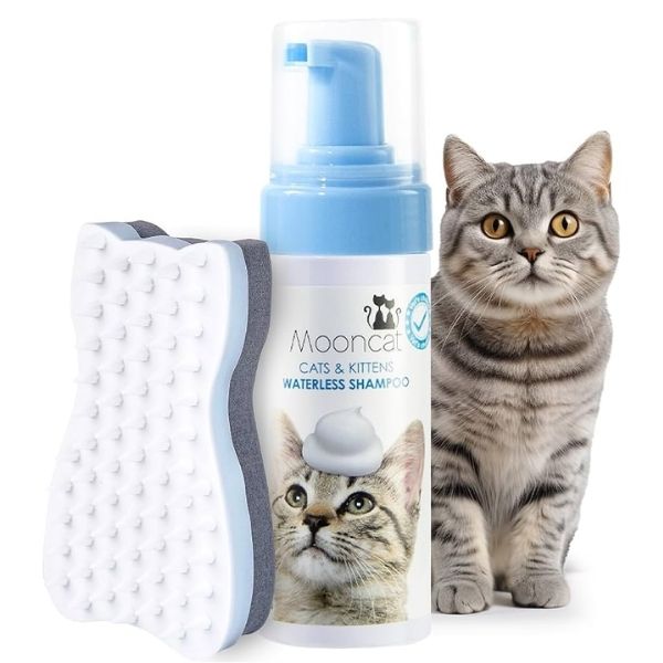Maintain your cat’s fur in top condition with our cat-specific shampoo, ensuring a soft and healthy coat