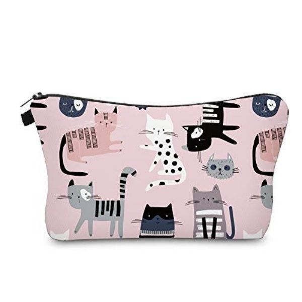 Cats Cosmetic Bag christmas gift for cat mom