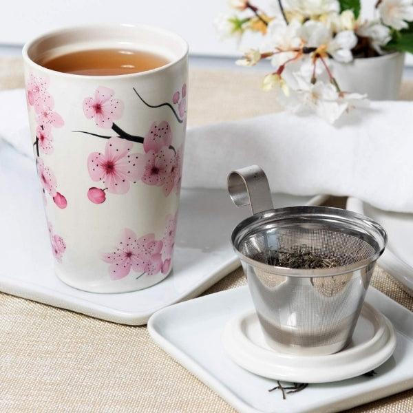 Ceramic Infuser Cup, a thoughtful and personalized gift for tea drinkers.