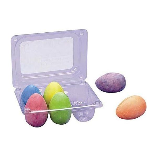 Get creative with Chalk Easter Eggs as a fun and interactive DIY Easter decoration idea.
