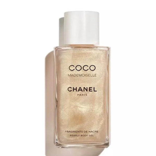 Chanel Coco Mademoiselle Pearly Body Gel, luxurious skincare for pampering stepmoms.