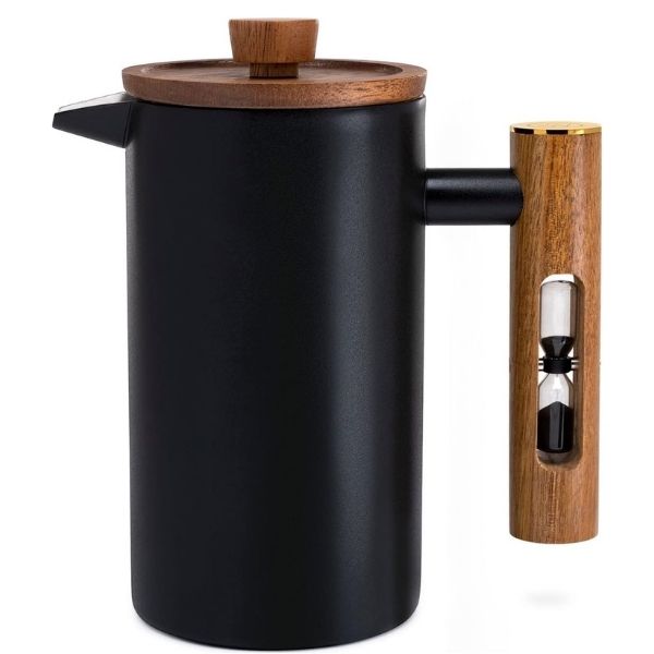 ChefWave Artisan Series French Press Coffee Maker brews rich coffee for busy mornings.
