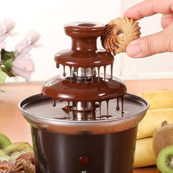 Add a touch of romance to his Valentine's Day with this Chocolate Fondue Fountain, a delightful and interactive gift for husbands