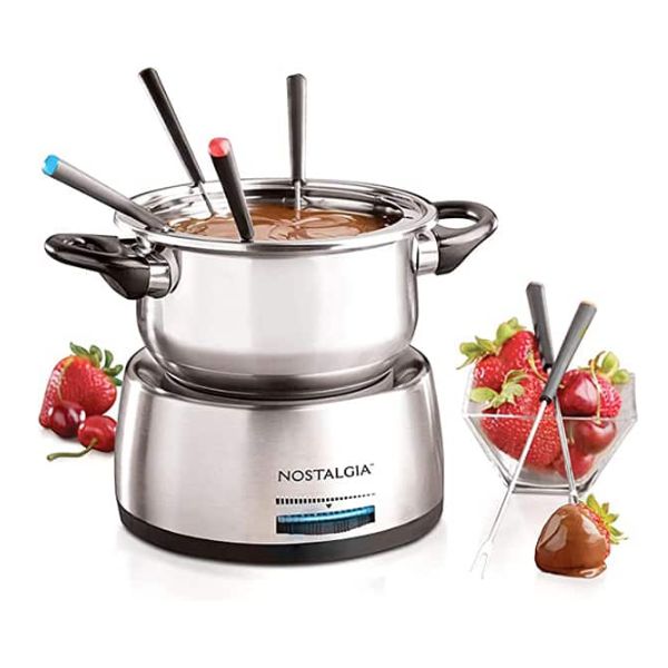 The Chocolate Fondue Fountain is a sweet and entertaining gift for your girlfriend's mom