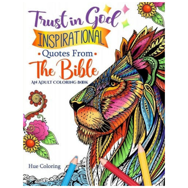 Adult coloring book allows your mom to combine her love for art with her faith