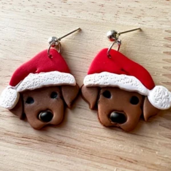 Christmas Dog Earrings Selection christmas gift for dog mom