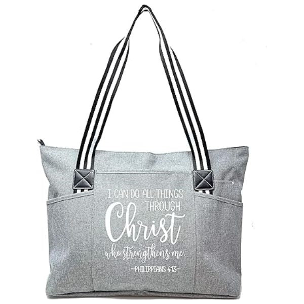 Versatile Church Tote Bags featured as Mother's Day Gifts for Church.