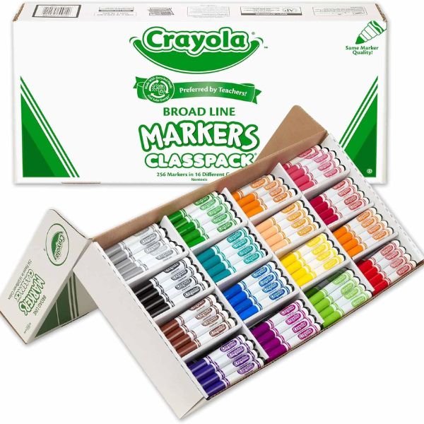 Classpack Marker set, a practical and colorful gift for daycare teachers to use in their classrooms.