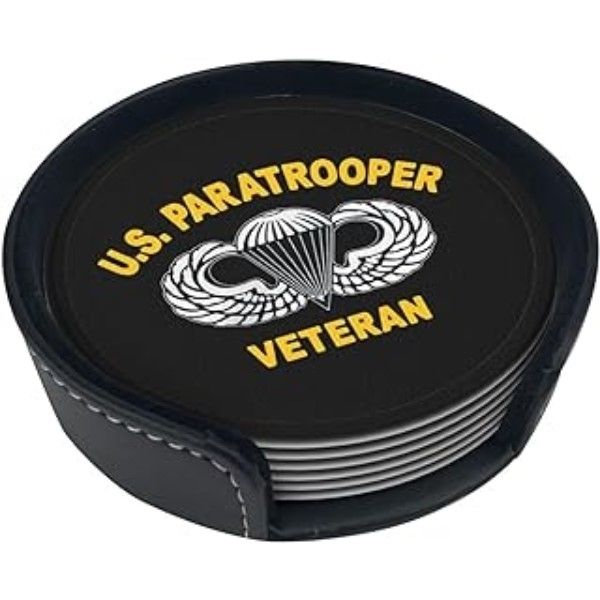 Set your drink down in military style with our themed coasters!