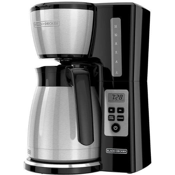 A sleek and efficient coffee maker, a perfect graduation gift for doctors, fueling their long hours.