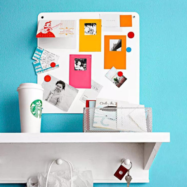 Colorful photo to-do board for mom's reminders, a practical photo gift