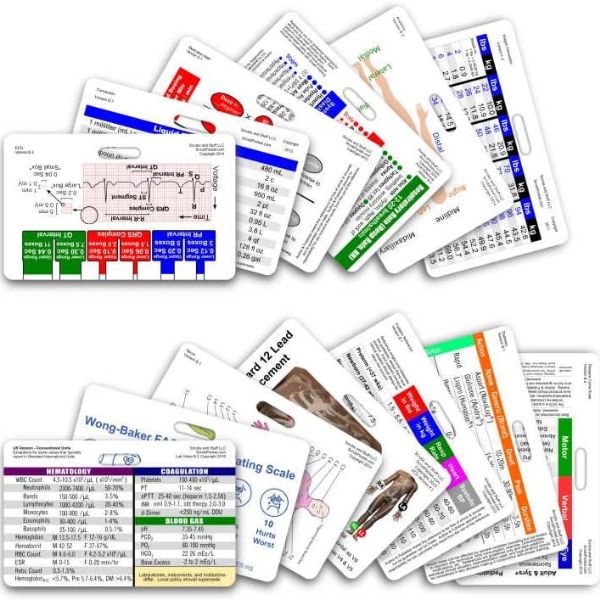 Complete RN CNA NA Badge Card Set as a practical gift for nurse practitioners