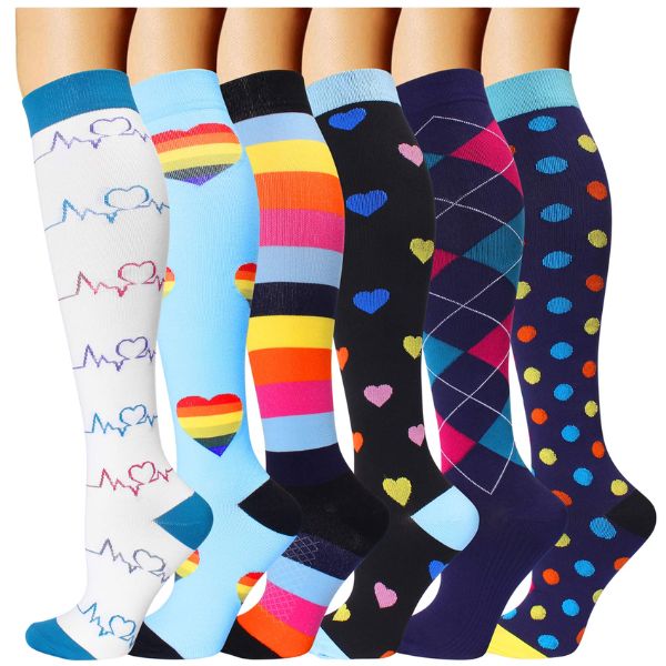 Compression Socks for Travel Nurses - Elevate comfort and circulation, an essential pick among the top gifts for travel nurses
