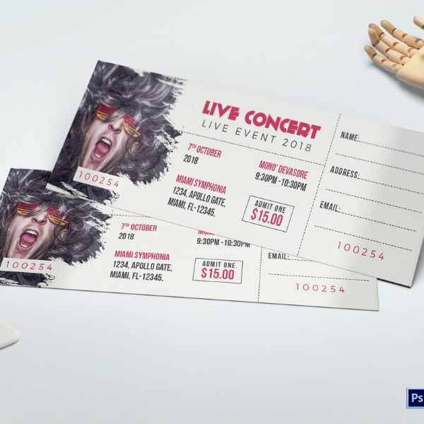 An exhilarating image of concert or live show tickets for friends, a dynamic and experiential anniversary gift