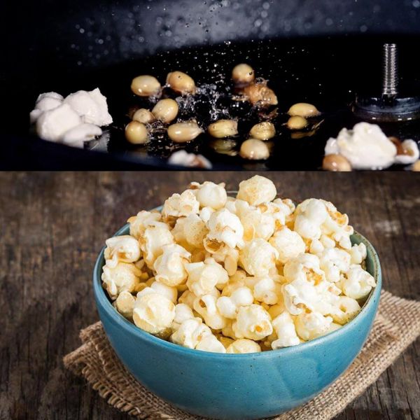 Concession Essentials Premium Gourmet Mushroom Extra Large Popcorn Kernels - 4lbs, a gourmet popcorn experience for a delightful International Women's Day movie night.