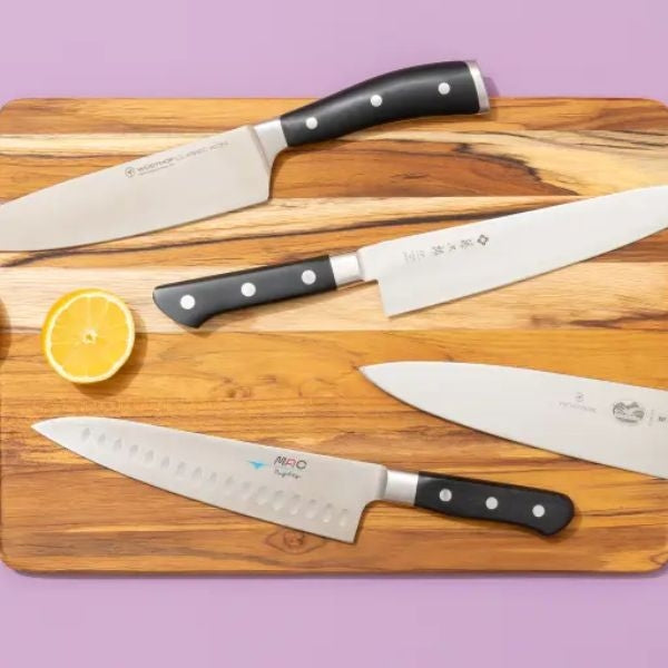 A high-quality cooking knife, designed for outdoor culinary adventures, making it a fantastic gift option among outdoor gifts for dads