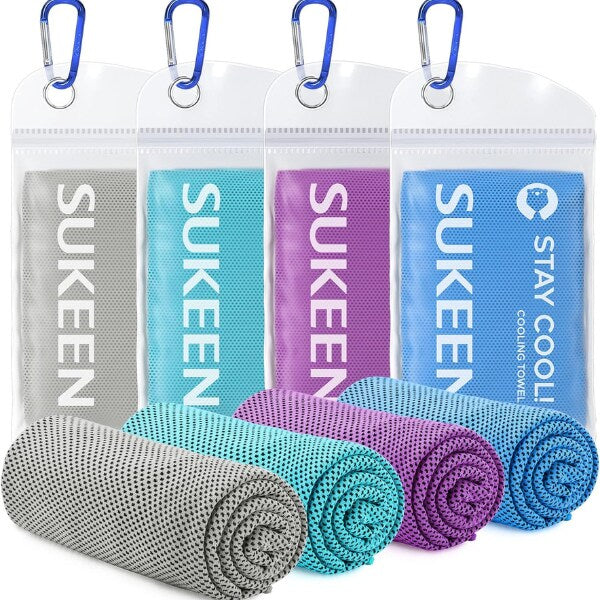 Cooling towel, a refreshing gift for sports moms, ideal for staying cool during workouts and outdoor activities.