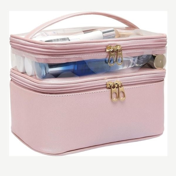 A stylish and practical cosmetic case, a perfect Mother's Day gift from a daughter who values her mom's beauty.
