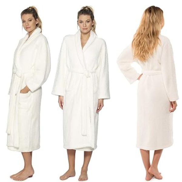 Cozy Cotton Robe, a snug and relaxing anniversary gift ideal for your girlfriend