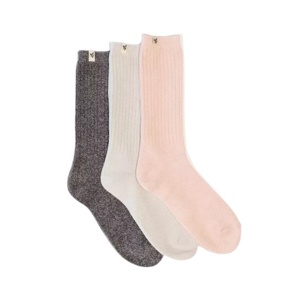 A delightful set of cozy socks is a charming addition to your curated selection of gifts for girlfriends' moms