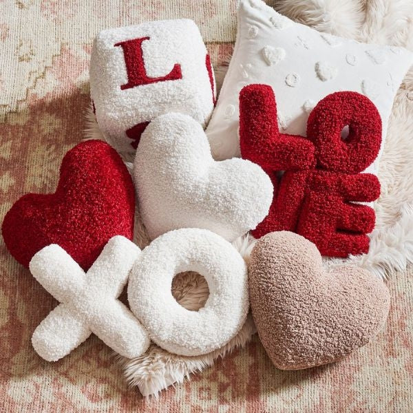 The Cozy Teddy Faux Fur Heart Shaped Pillow is a heartwarming Valentine's gift for daughters who adore plush decor.