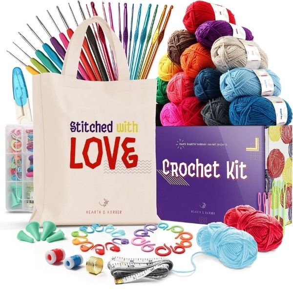 Crochet Kit, a charming graduation gift for her, inspiring cozy crafting moments.