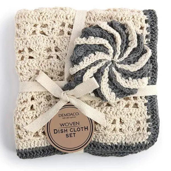 Crocheted dishcloths, a cozy and personalized DIY gift for mom.