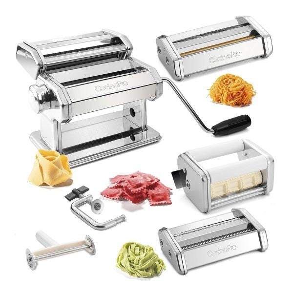 CucinaPro Five Piece Pasta-Making Set - Craft homemade pasta dishes together.