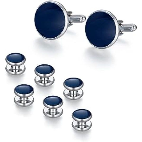 Cufflinks, a sophisticated addition for dad's wedding day attire, elevating his style effortlessly.