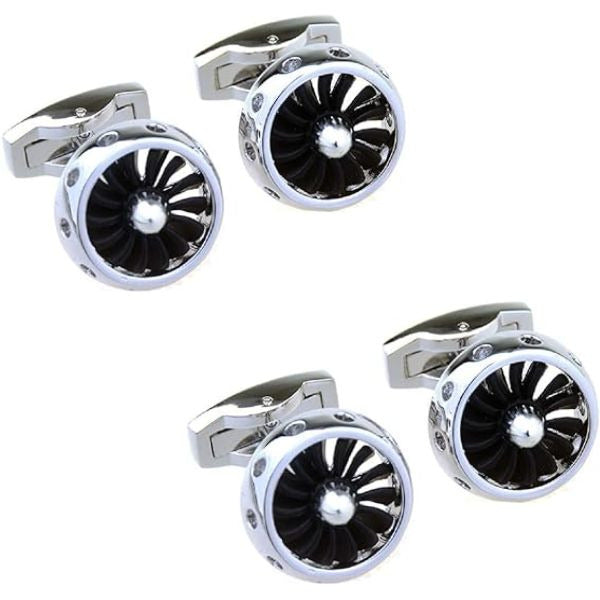 Stylish Cufflinks, a classy Valentine's Day gift for a fashionable dad, adding a touch of sophistication to his attire.