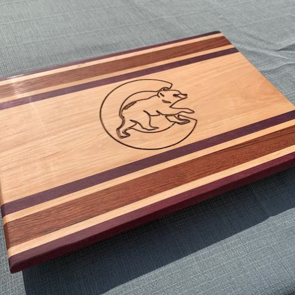 Custom Baseball Cutting Board adds a personalized touch to kitchenware, a home-run choice for baseball coach gifts.