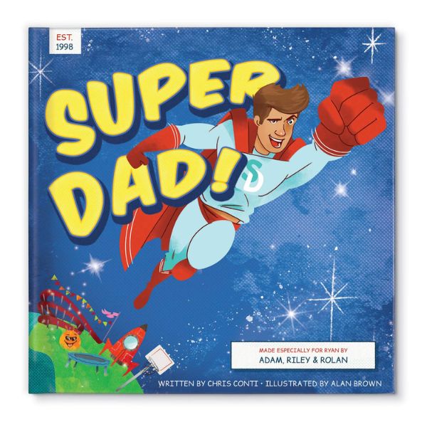 Custom comic book, creative and fun personalized dad gift