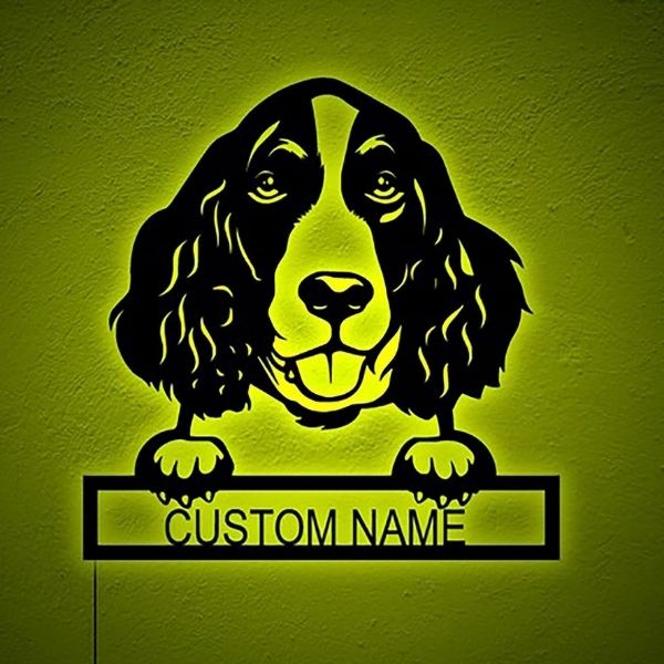 Custom LED Sign christmas gift for dog dad