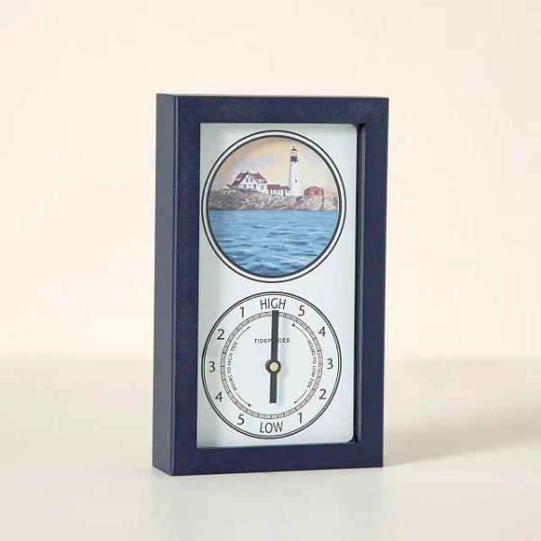 Custom Moving Tide Clock, a unique 1 year anniversary gift for ocean lovers.